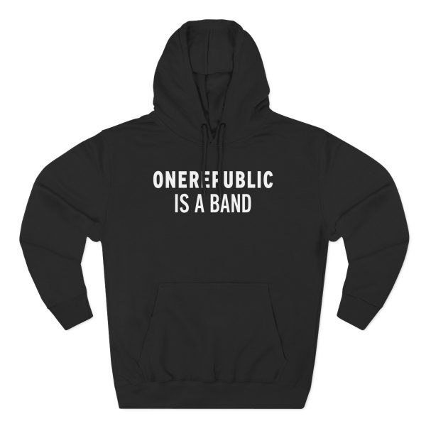 One Republic is a Band Three-Panel Fleece Hoodie