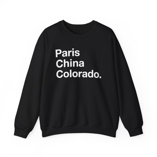 One Republic Paris, China, Colorado Unisex Heavy Blend™ Crewneck Sweatshirt