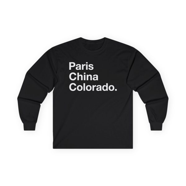 One Republic Paris, China, Colorado Unisex Ultra Cotton Long Sleeve Tee