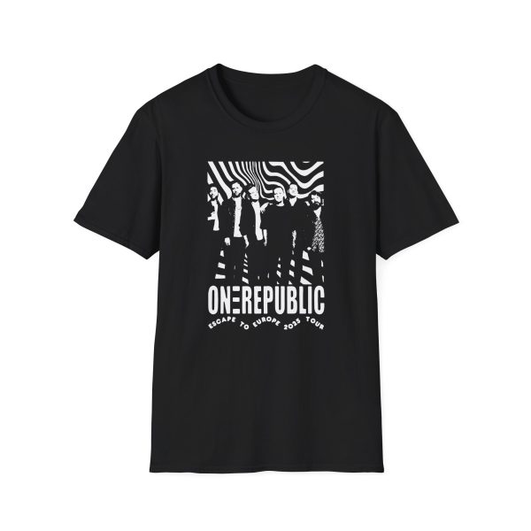 One Republic Escape to Europe Photo Unisex Softstyle T-Shirt