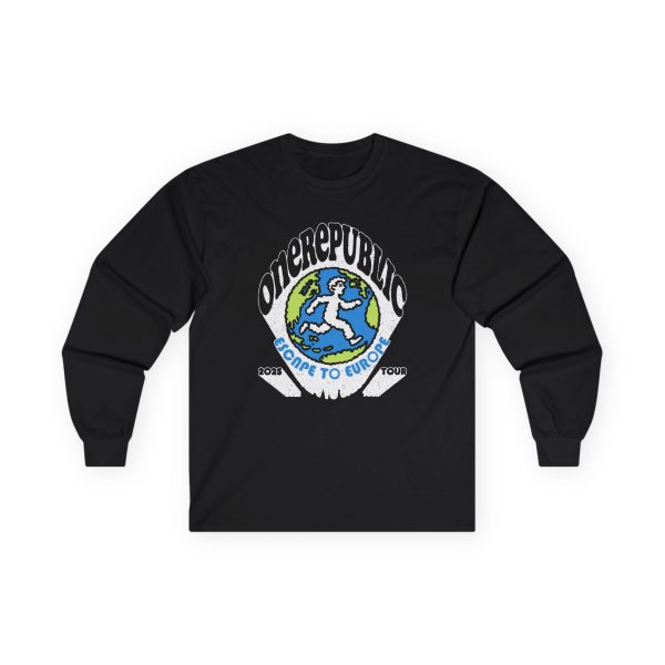One Republic "Escape to Europe" Globe Unisex Ultra Cotton Long Sleeve Tee