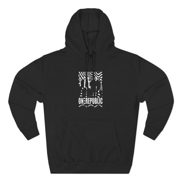 One Republic Escape to Europe Photo Three-Panel Fleece Hoodie