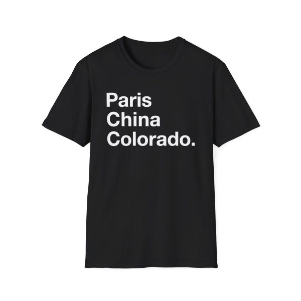 One Republic Paris, China, Colorado Unisex Softstyle T-Shirt