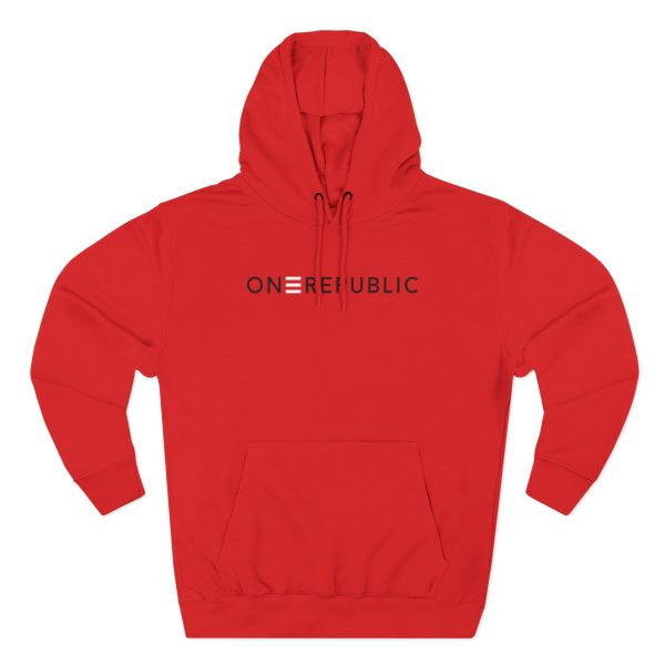 One Republic Logo Three-Panel Fleece Hoodie